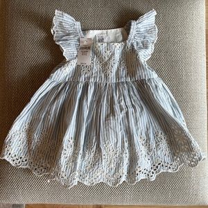Seersucker Baby Dress 3-6mo